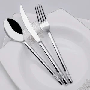 Karaca Elegance Sand New Diamant 84-teiliges Tafelbesteck