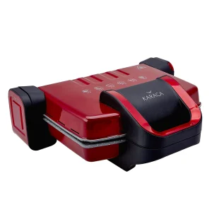 Karaca Future Granit Sandwichtoaster und Kompakt-Grill Rot 1800W