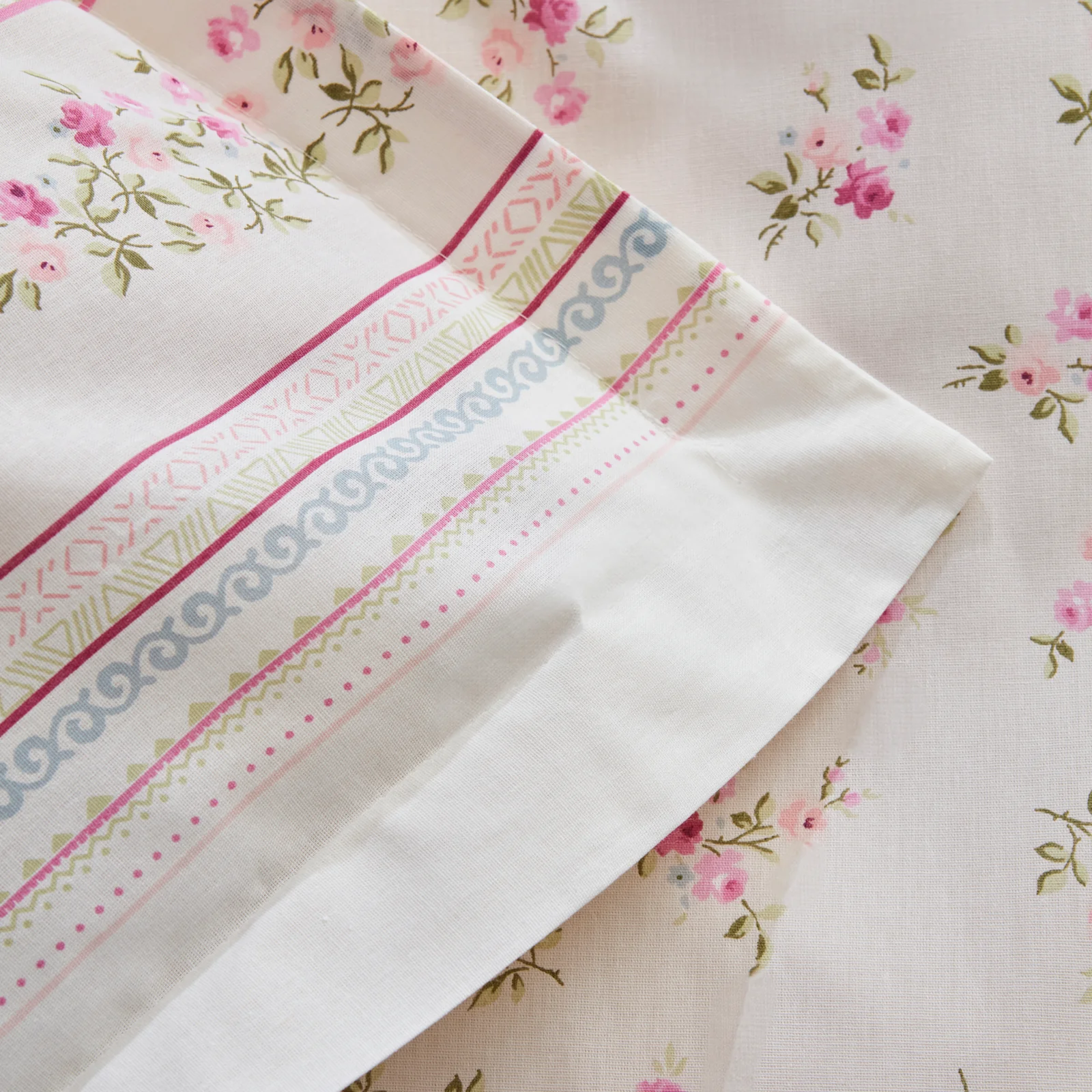 Karaca Glen Einzelbett Bettwäsche Set, 100% Baumwolle, Rosa – Bild 5