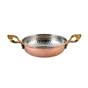Karaca Antique Kupfer Eierpfanne mit zwei Henkeln 20 cm