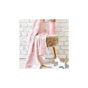 Karaca Home Baby Star Rosa Baby Bettdecke