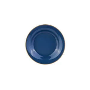 Karaca Retro Marineblauer Glas Tiefer/Krater Teller