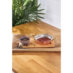 Karaca Antique Kupfer Eierpfanne mit zwei Henkeln 12 cm