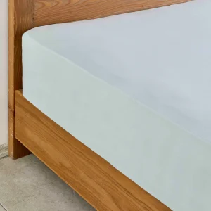 Karaca Home Jersey Spannbetlaken hellblau 100x200 cm + 30 cm Öko-Tex zertifiziert