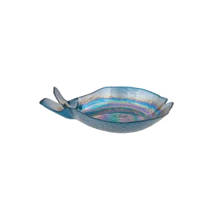Karaca Island Fish Blau 35 cm Teller
