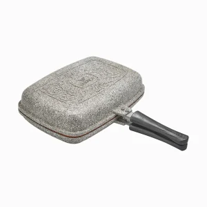 Karaca Dark Silver Biogranit-Doppelpfanne 34 cm