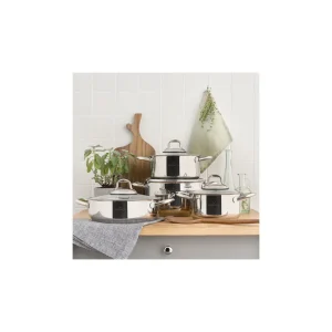 Karaca Granada 8 Teiliges Stahl Topfset