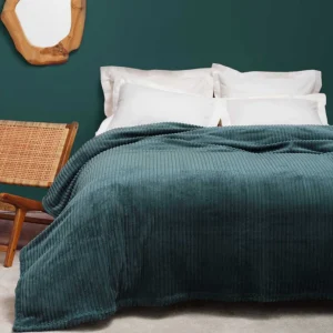 Karaca Home Joena Petrol Einzeldecke