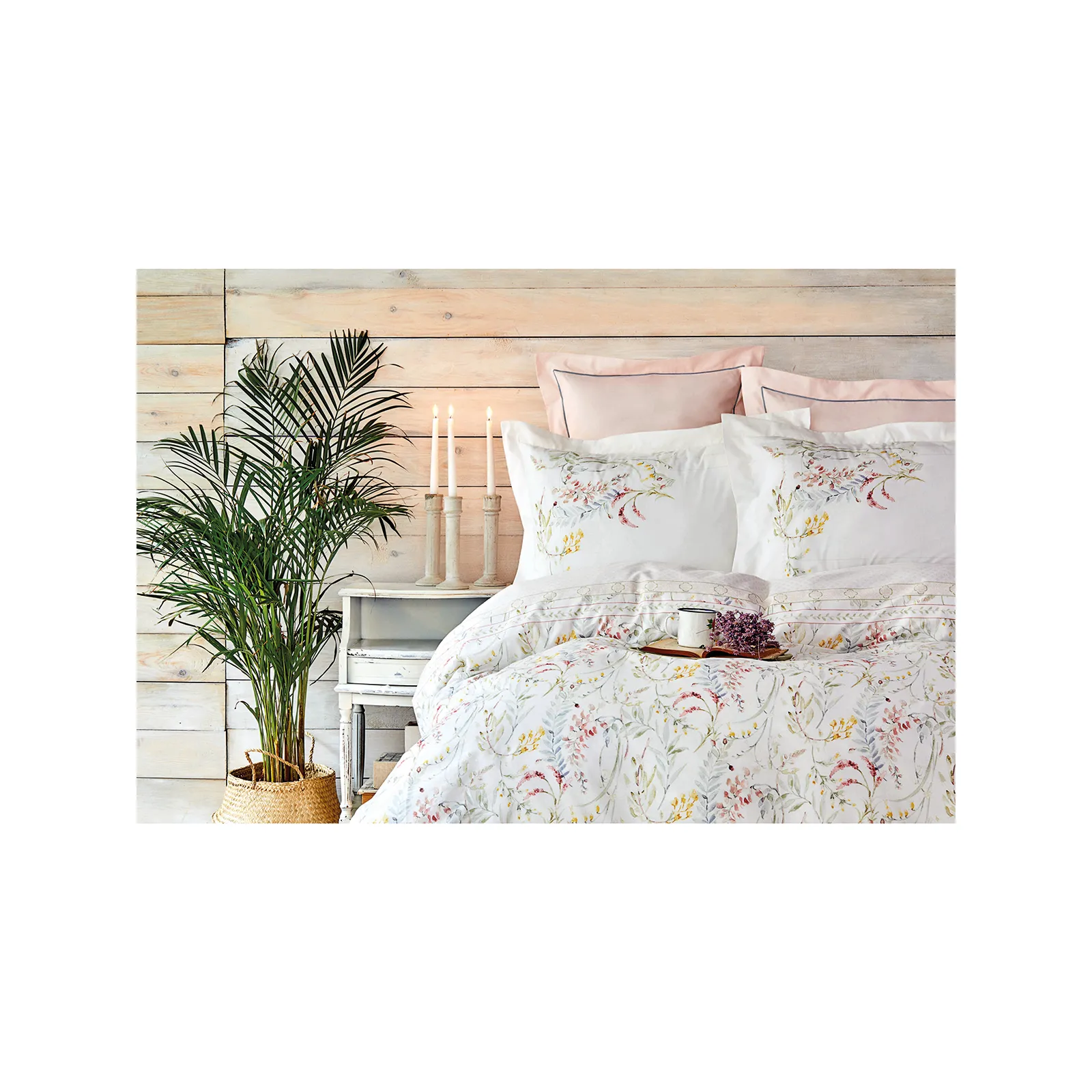 Karaca Home Reveal Lachsrosa 6 teiliges Doppelbettbezug-Set – Bild 2