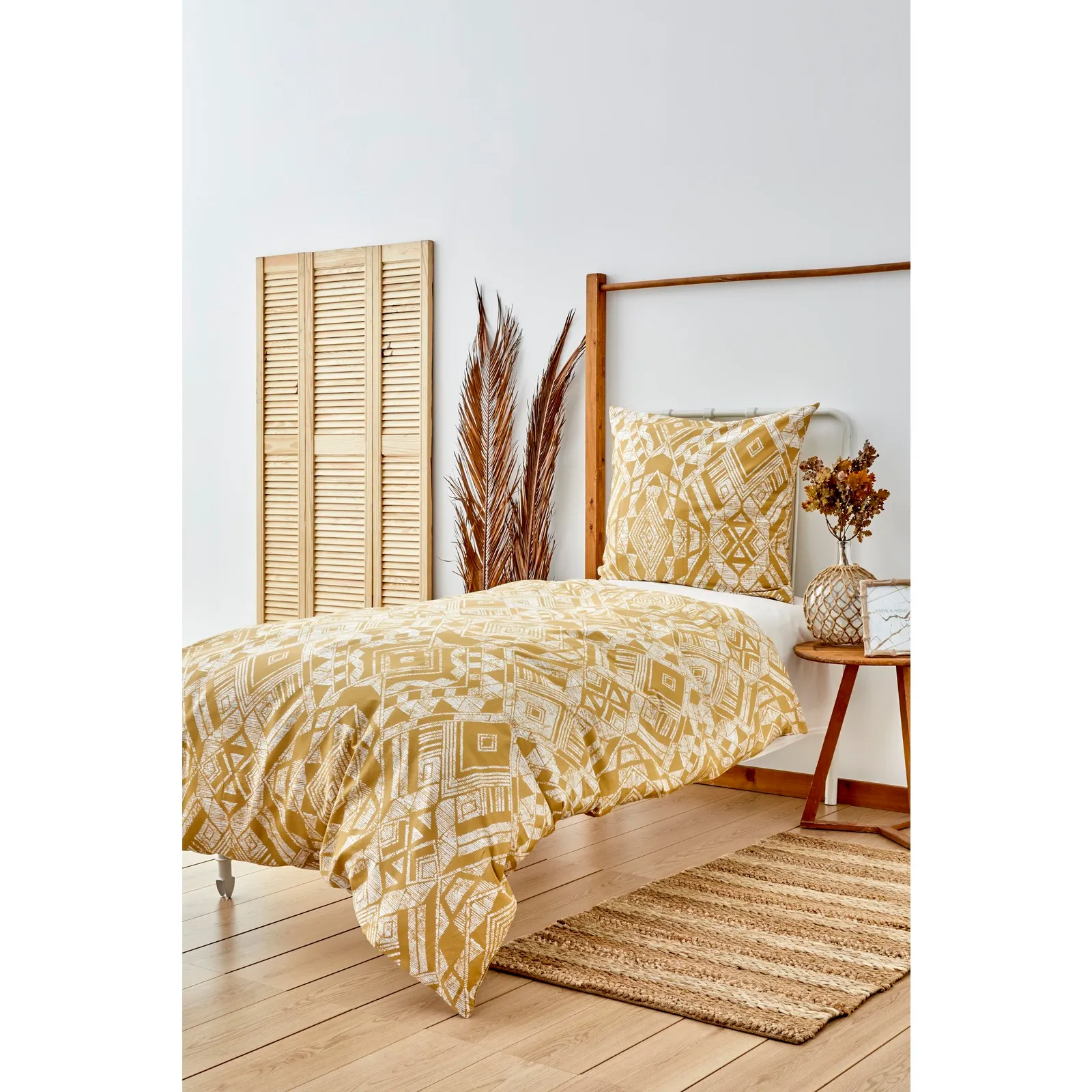 Karaca Home Raven Satin Bettwäsche-Set 135x200 cm + 80x80 cm – Bild 2