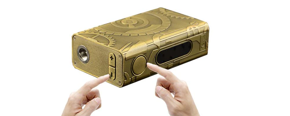 Teslacigs Nano 100W TC Steampunk Akku Mod Akkuträger - 4500mAh – Bild 5