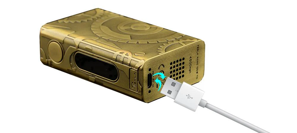 Teslacigs Nano 100W TC Steampunk Akku Mod Akkuträger - 4500mAh – Bild 6