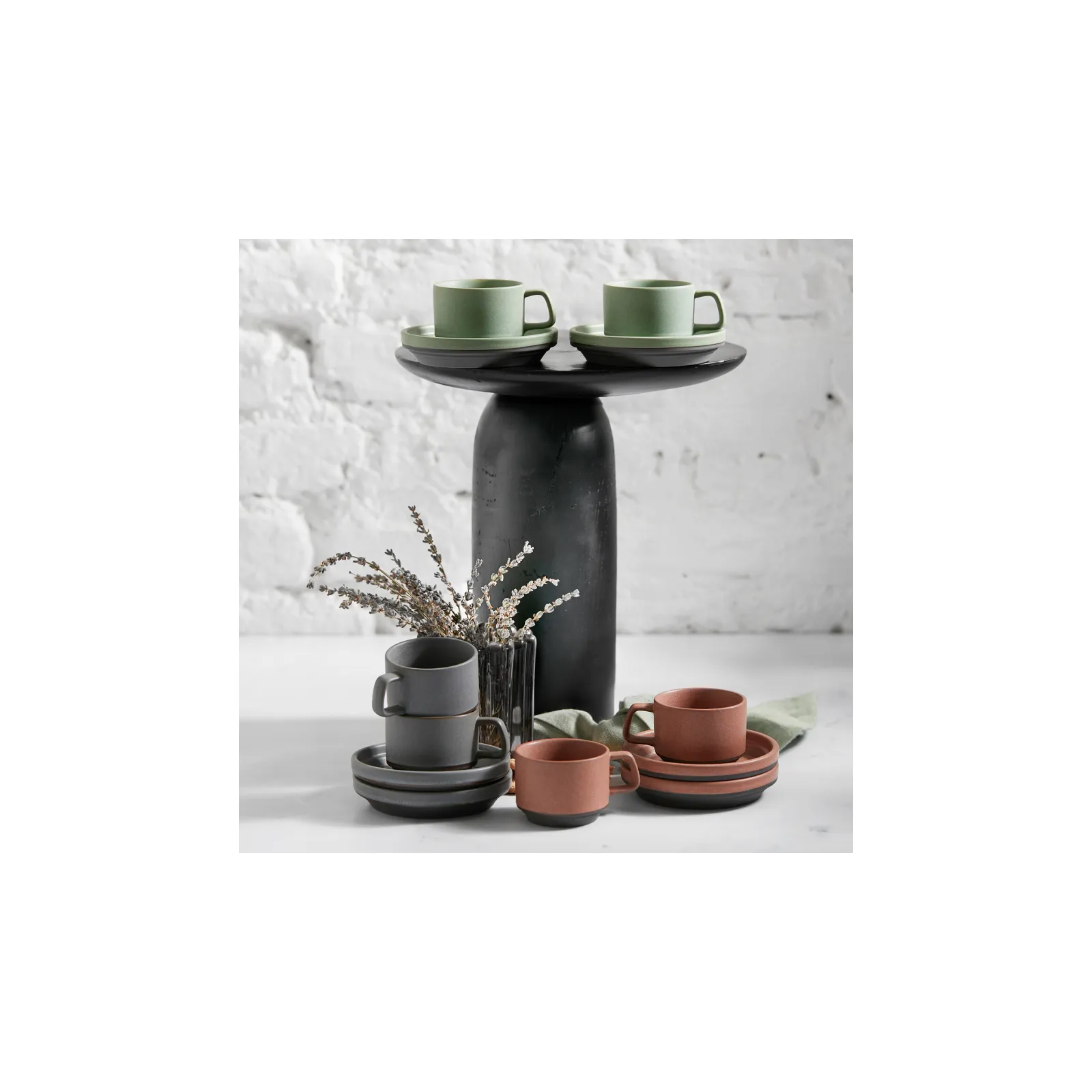 Karaca Stone Bronze Kaffeetassen-Set für 2 Personen – Bild 9