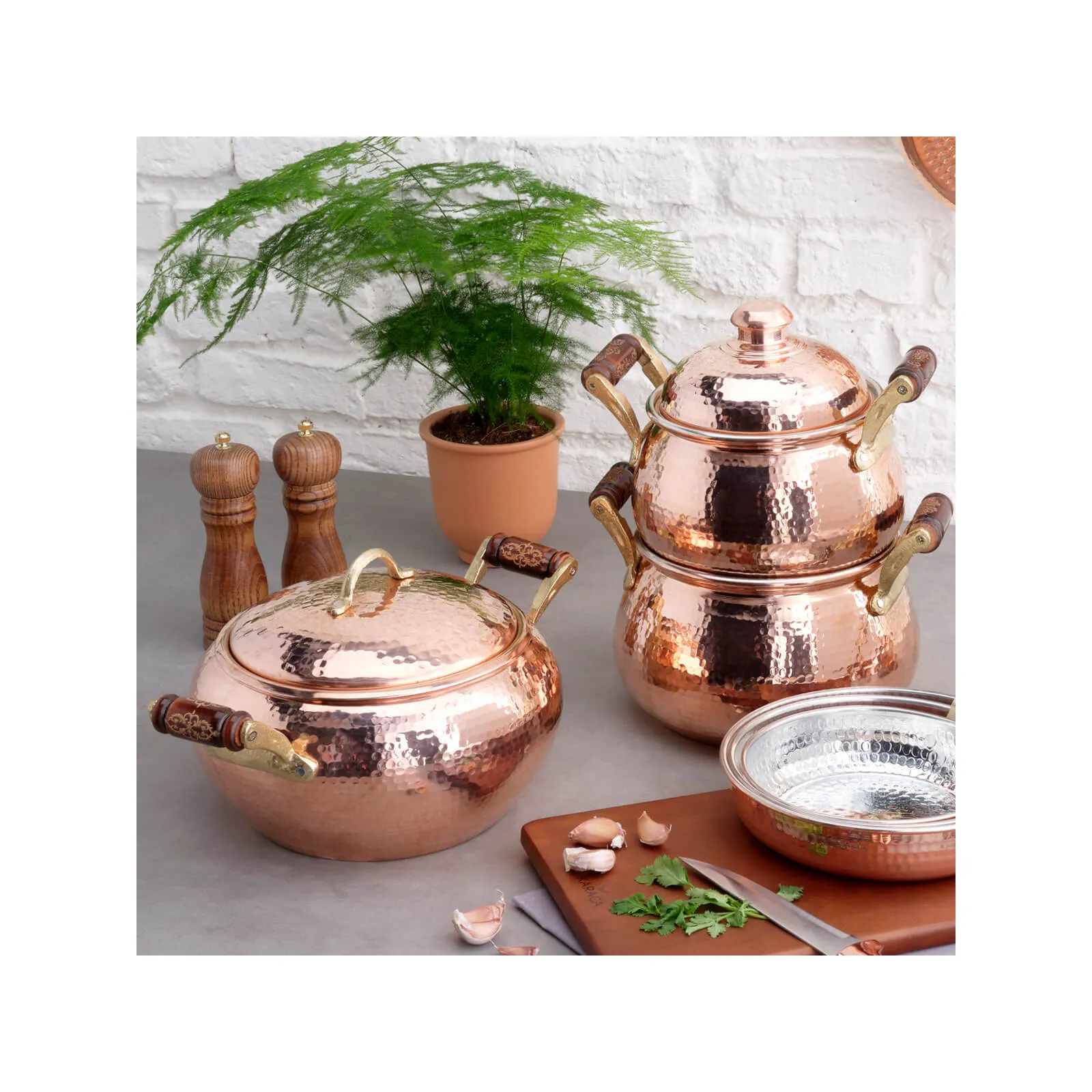 Karaca Mesopotamia 16 cm Kupfer Aufflaufform – Bild 4