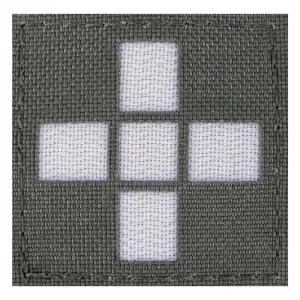 Patch Rotes  Kreuz BW groß