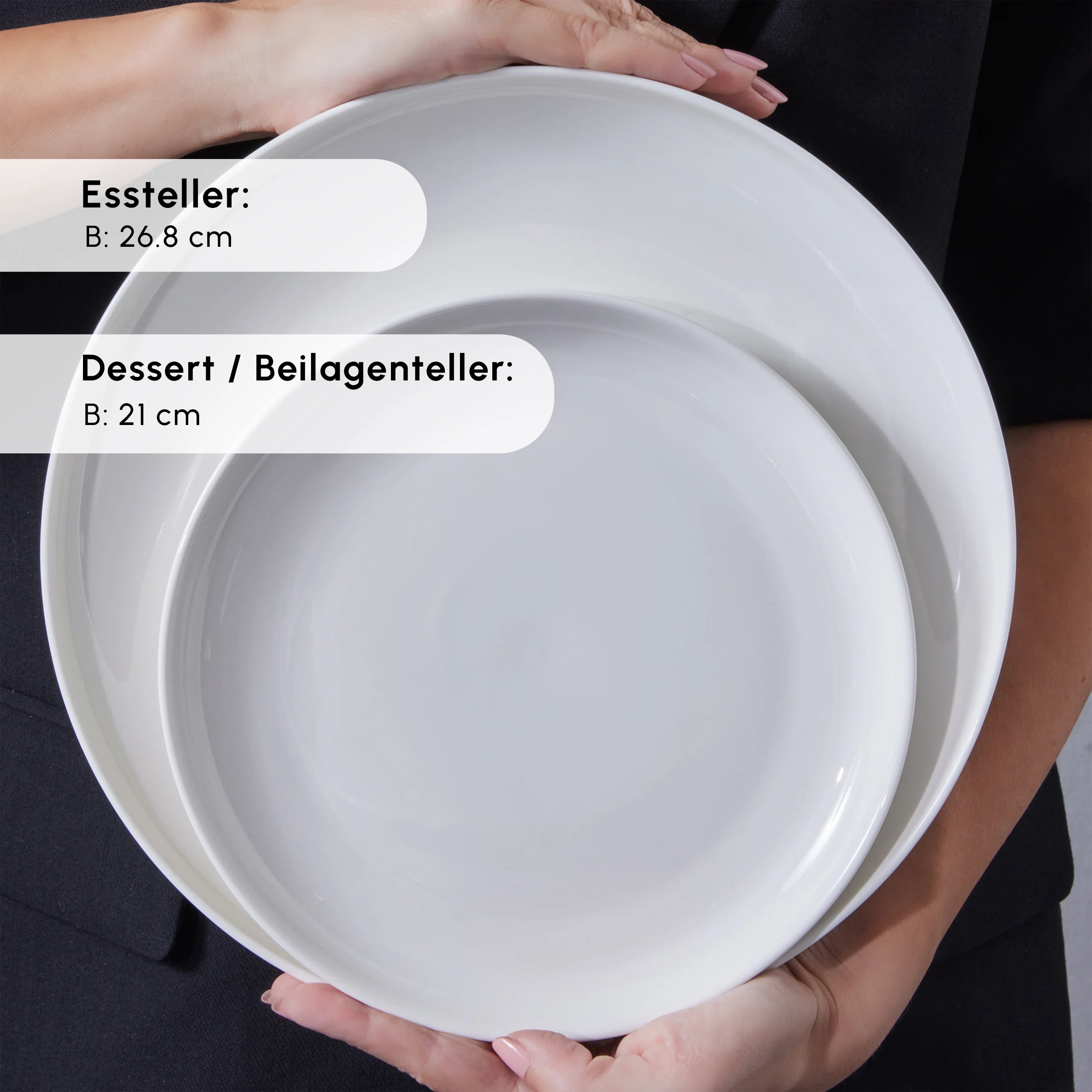 Karaca Streamline Favaro 53-Teiliges 12-Personen Geschirrset Weiß – Bild 7