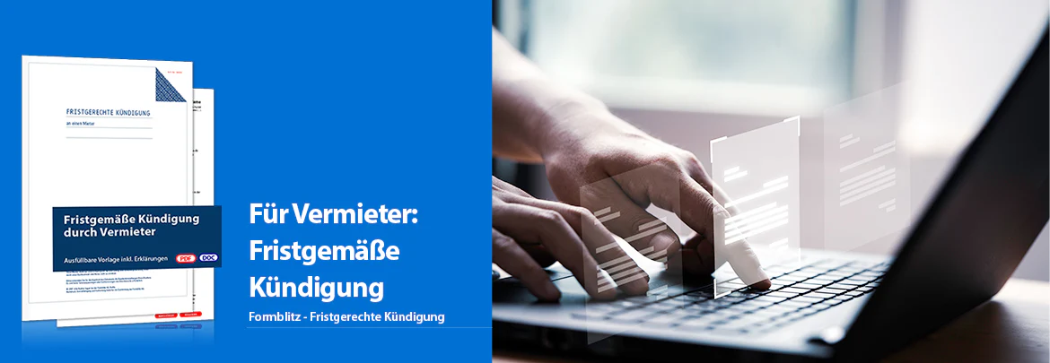 Fristgemäße Kündigung Mietvertrag durch Vermieter - Mustervorlage – Bild 2