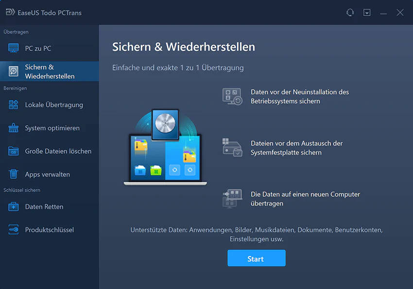 EaseUS Todo PCTrans 14 Professional - Lifetime Lizenz für 2 PCs – Bild 4