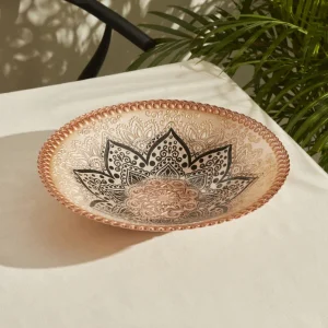 Karaca Home Alshiwa Brauner Dekorativer Teller