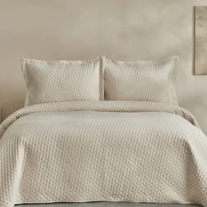 Karaca Home Breeze Soft Doppelbett Bettbezug Set Ecru