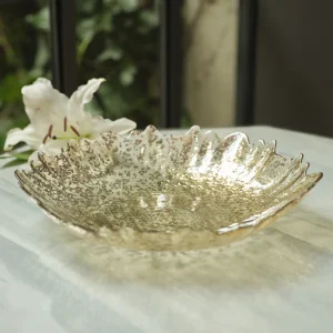 Karaca Home Jolie Dekorativer Teller Gold 33 cm