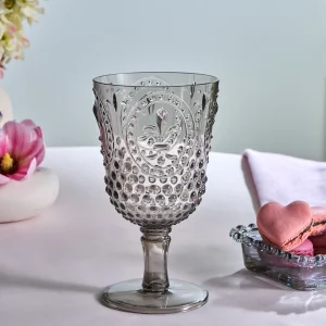 Karaca Moise Acryl Weinglas, 450 ml, Anthrazit