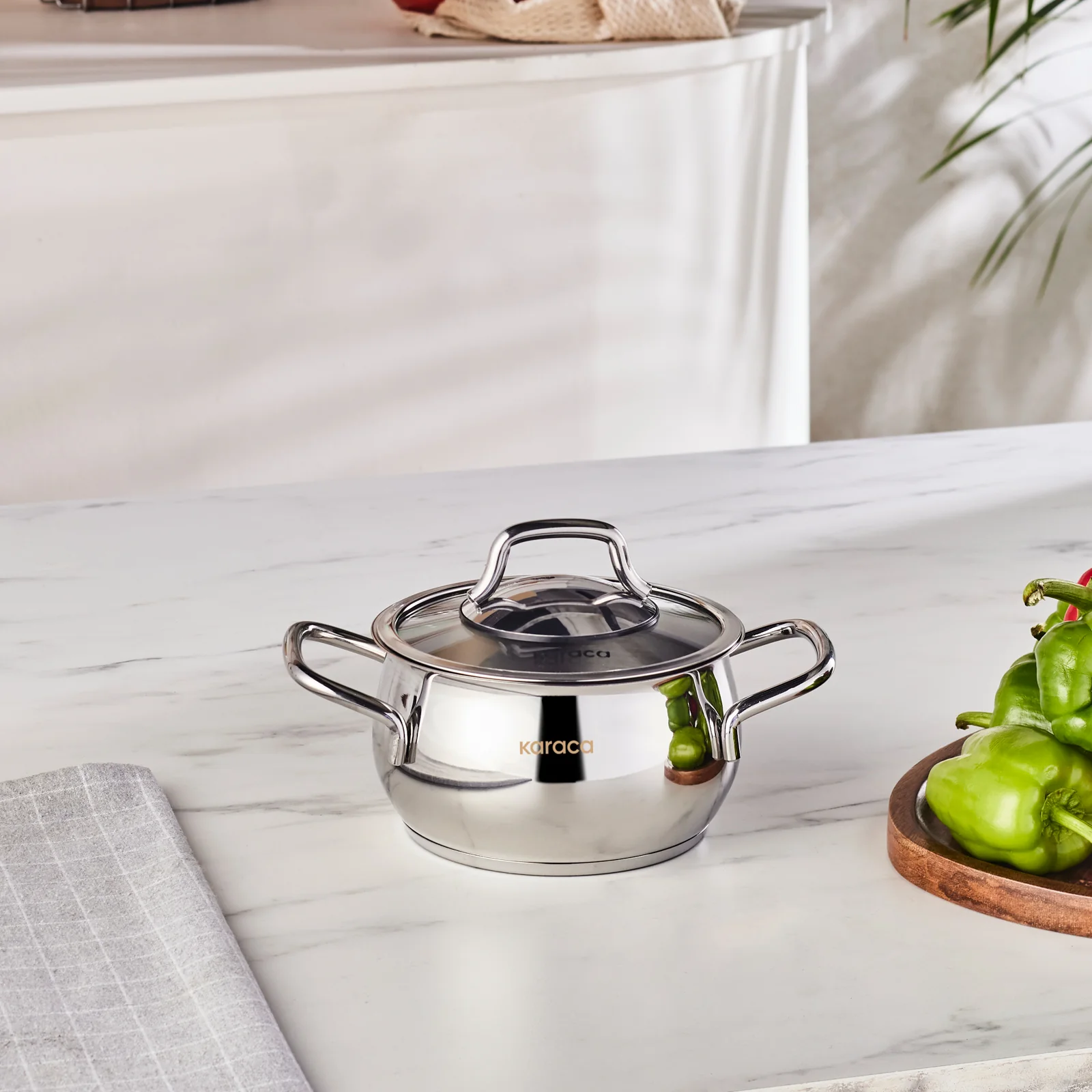 Karaca Emirgan Induktions Stahltopf, 14 cm