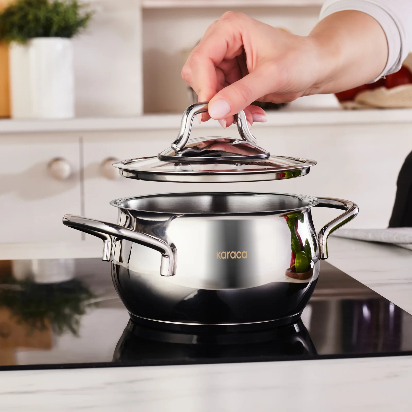 Karaca Emirgan Induktions Stahltopf, 14 cm – Bild 4