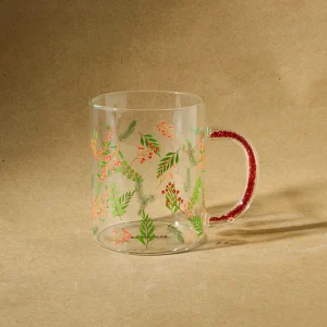 Karaca New Year 25-Steine Tasse mit Henkel, 400 ml