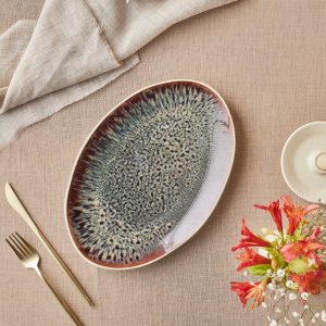 Karaca New White Galactic 30 cm Servierplatte