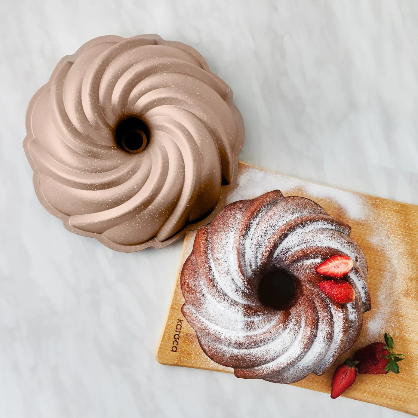 Karaca Pare Metallische Pulver-Gusskuchenform – Bild 2