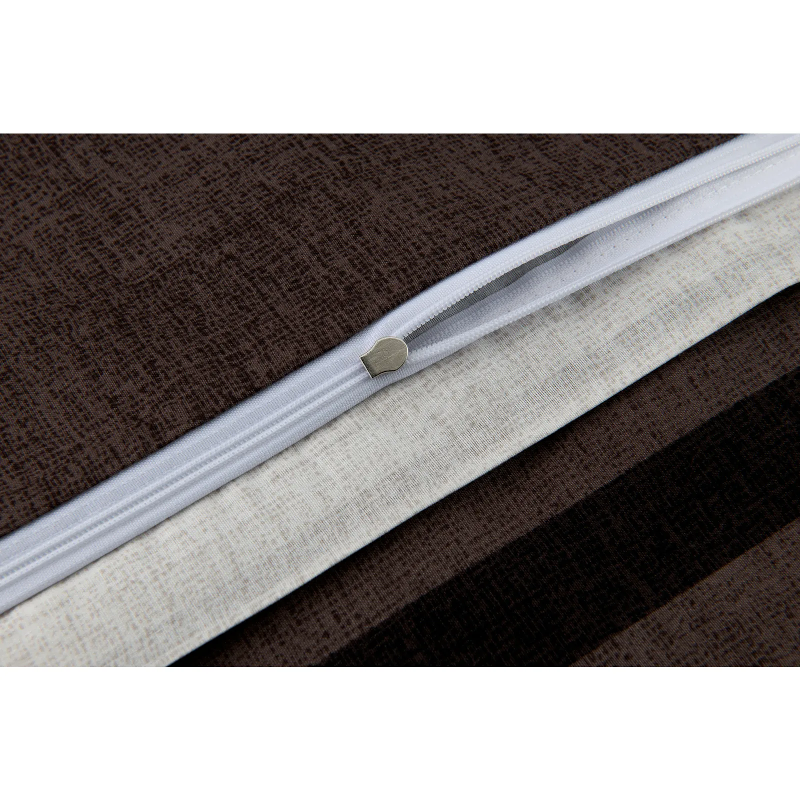 Karaca Home Aspen Schwarz-Braunes BettBezug Set (155 x 220 cm) Öko-Tex Zertifiziert – Bild 5