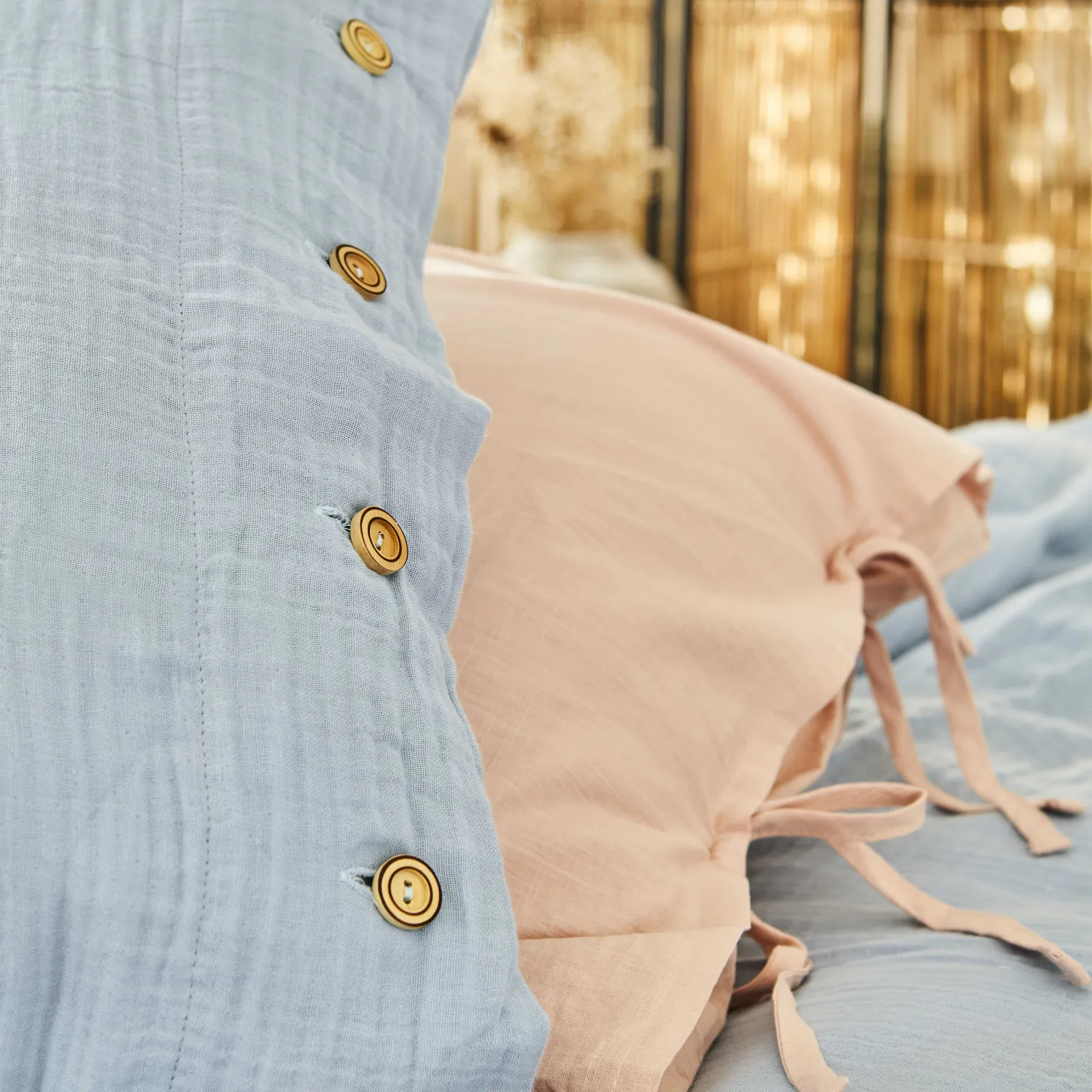 Karaca Home 4 Element Blau 100% Baumwolle Einzelbettdecke Wasser – Bild 7