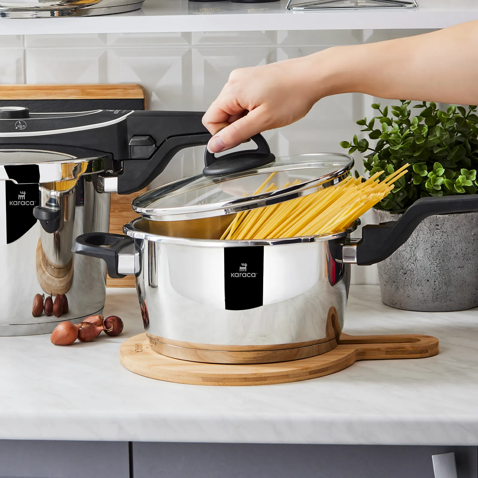 Karaca Elena 15-teiliges Mitgift-Set Stahl – Bild 2