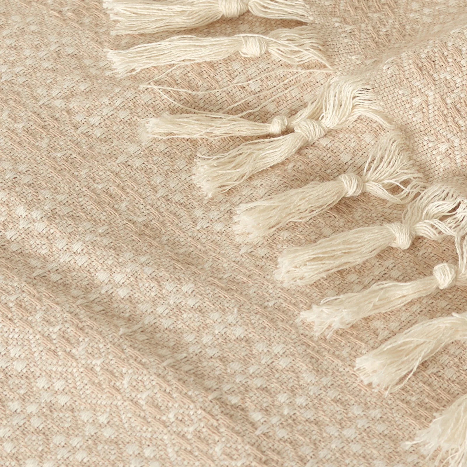 Karaca Home Destina Beige Doppel-Mehrzweckdecke – Bild 2