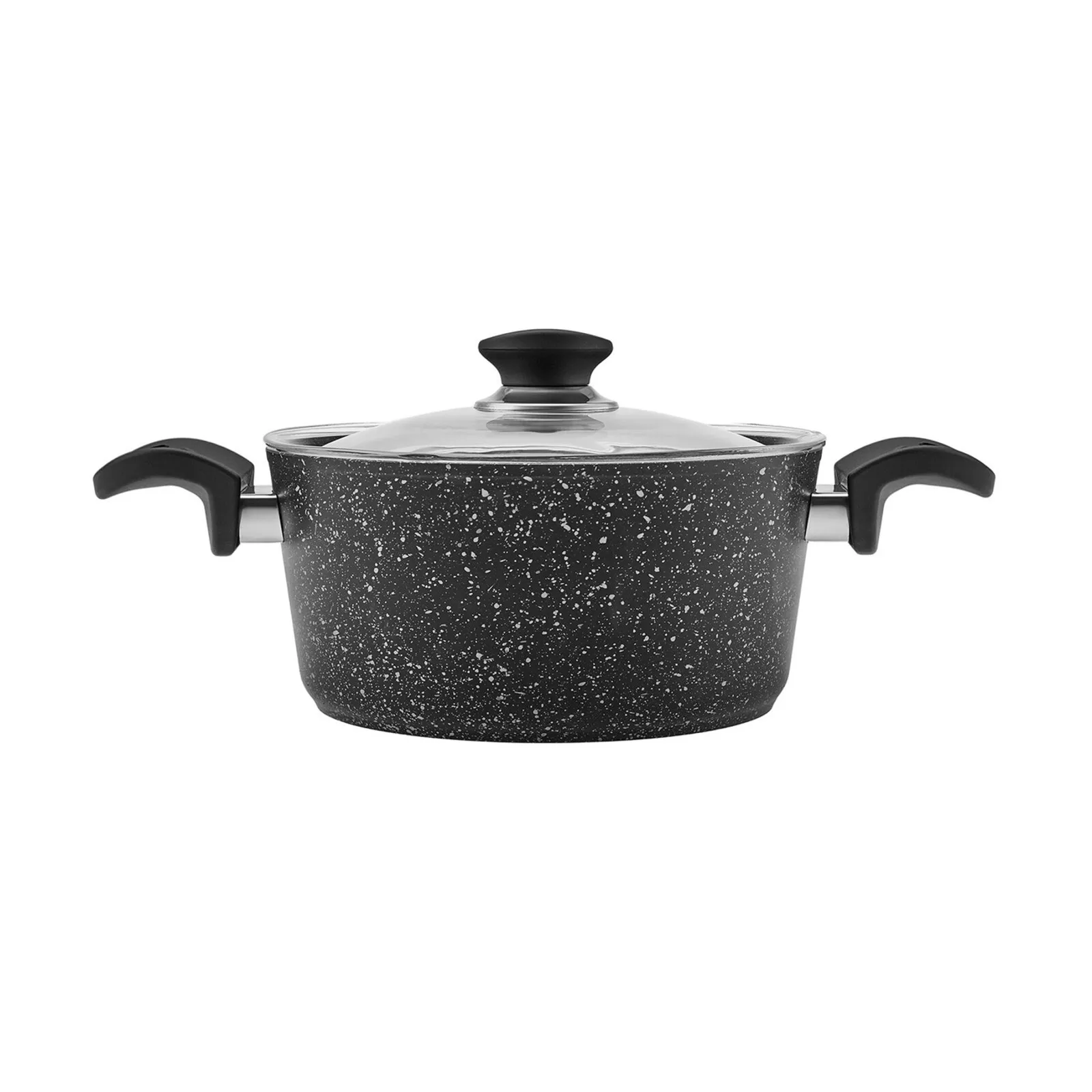 Karaca Defne Biogranit 7-teiliges schwarzes Kochtopfset – Bild 5
