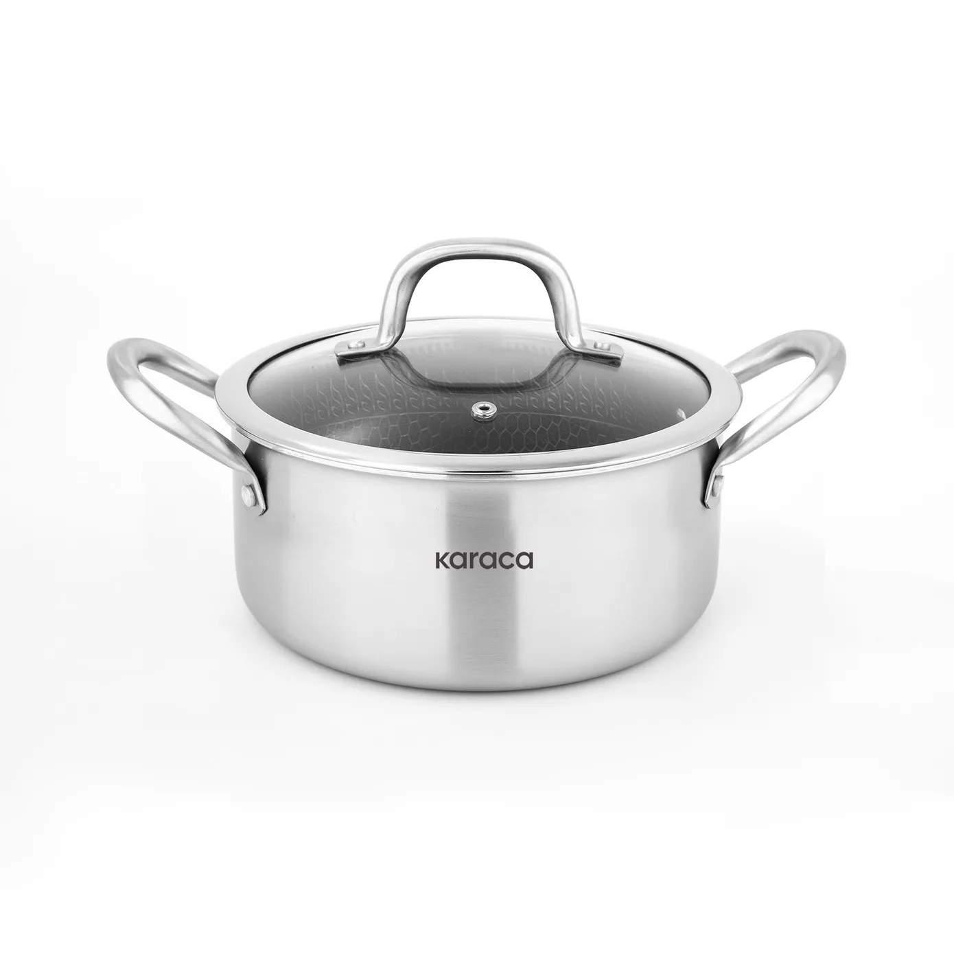 Karaca PowerSteel 316+ Stahl Kochtopfset, 7-teilig – Bild 5