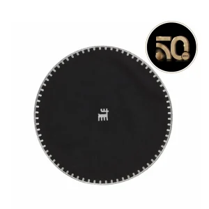 Karaca-Kollektion zum 50-jährigen Jubiläum Platzdeckchen Schwarz Silber