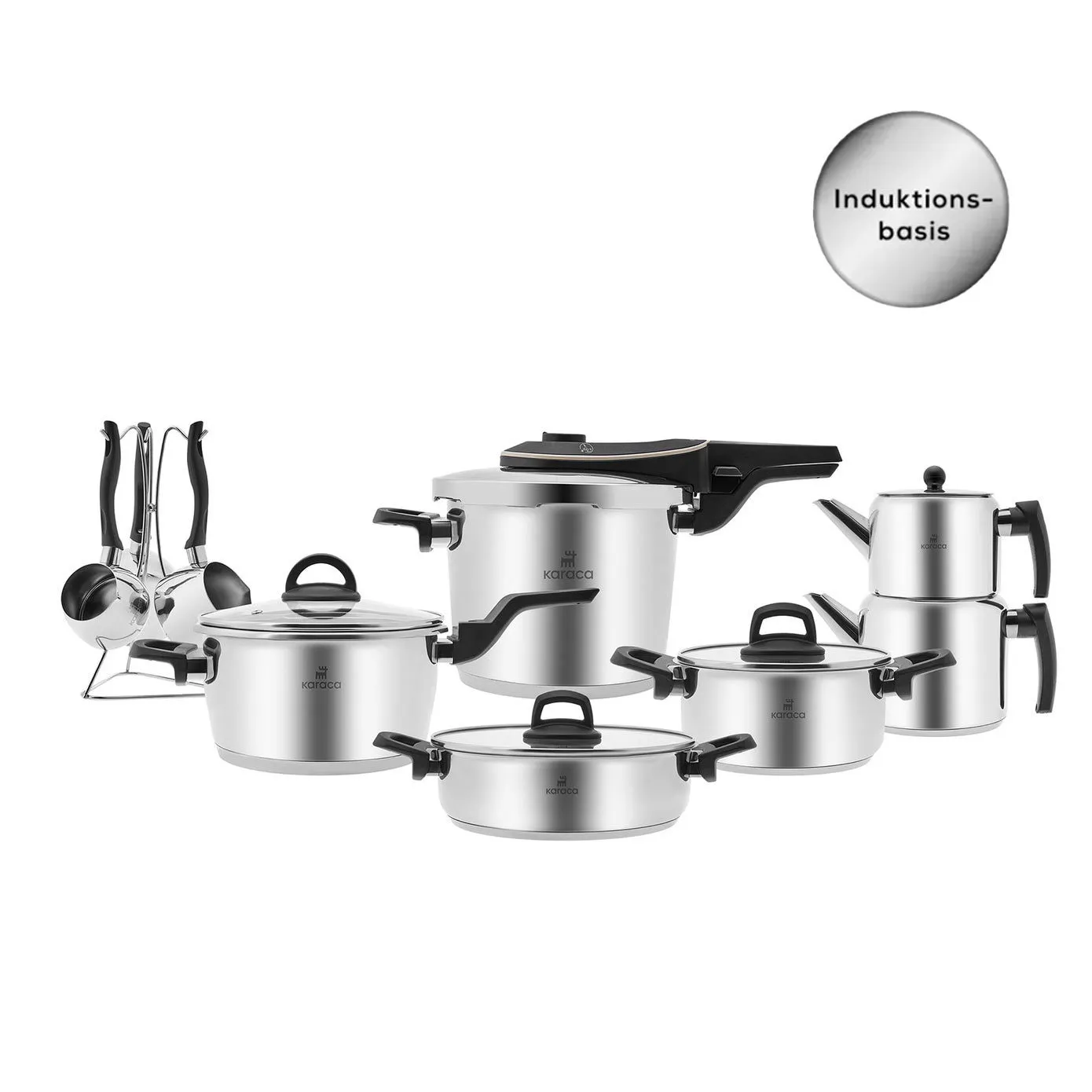 Karaca Elena 15-teiliges Mitgift-Set Stahl