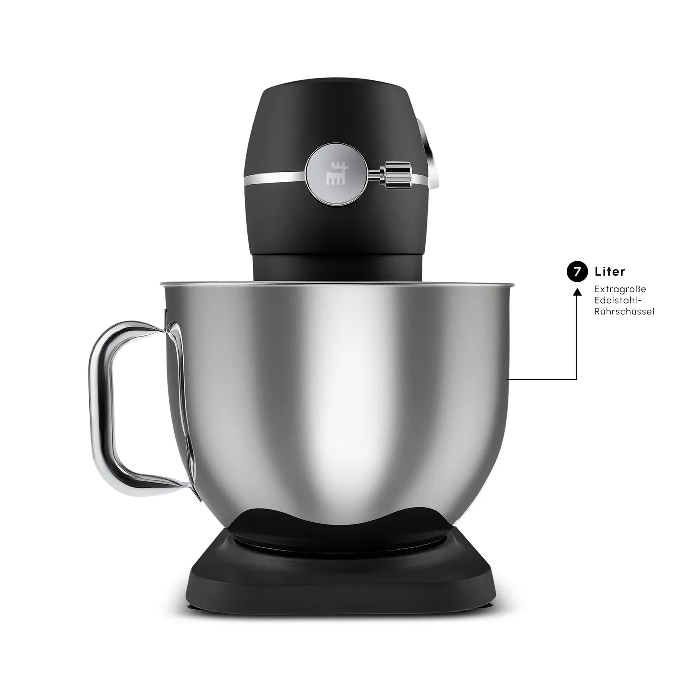 Karaca Multichef Artisan Digitale Anzeige 7 Liter Gusseisen Standmixer Schwarz 1800W – Bild 5