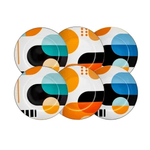 Karaca Puzzle Kuchen Set für 6 Personen, 19 cm