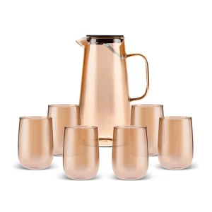 Karaca Parma Wasser Set, 7 Teilig, Amber