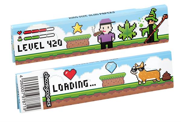 Pixel - Level 420 King Size Slim Papers | Choosypapers – Bild 2