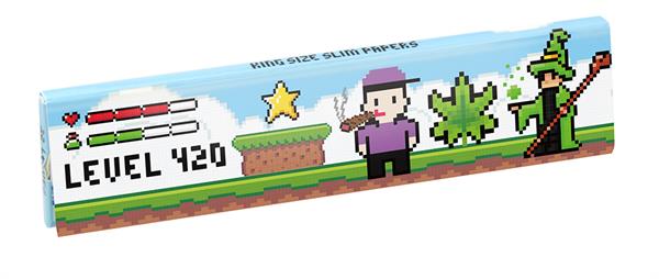 Pixel - Level 420 King Size Slim Papers | Choosypapers – Bild 4