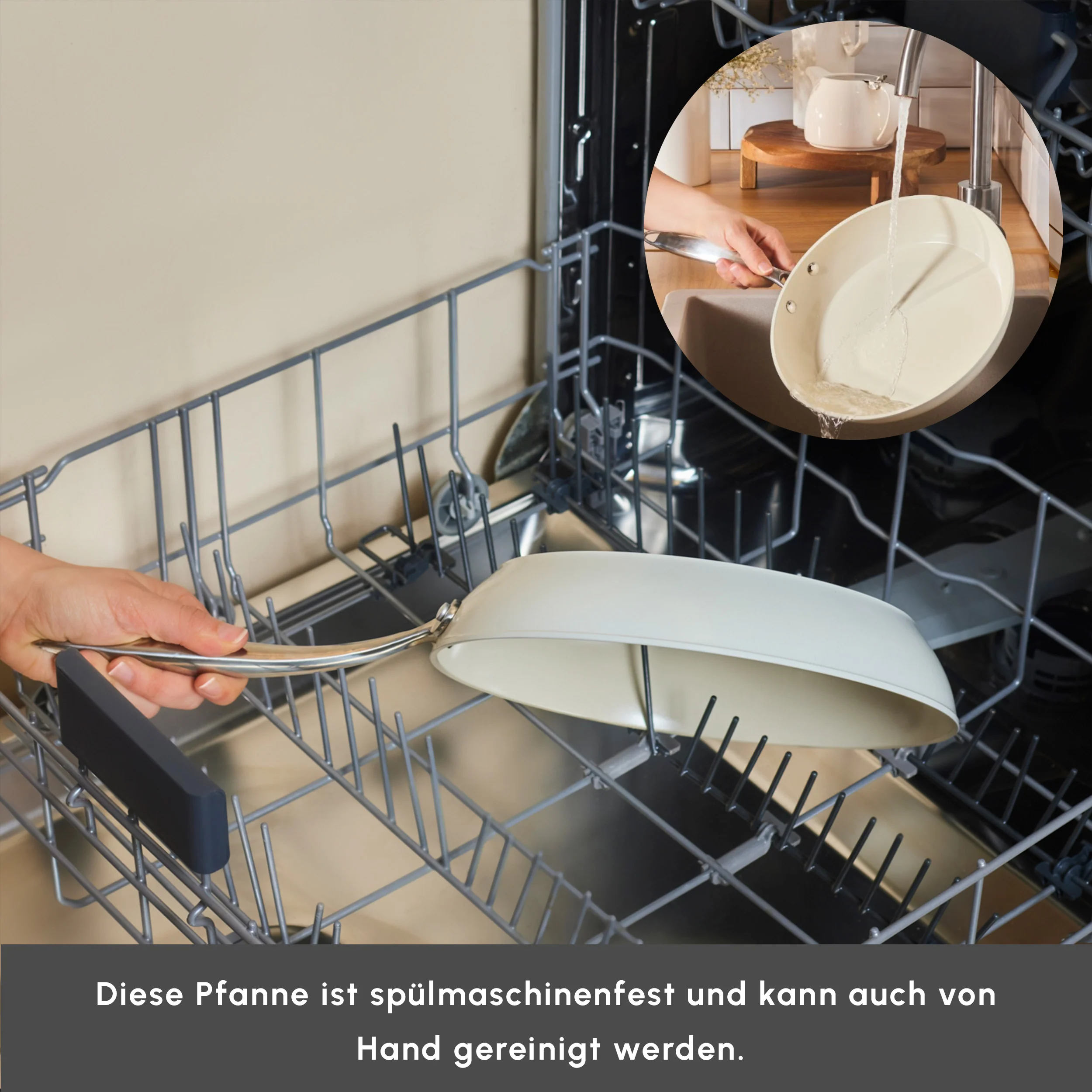 Karaca Swiss Crystal Almond Cream Stielgrill 28 cm – Bild 8