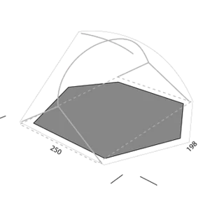 Exped Lyra III Footprint
