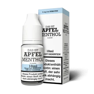 Das ist Dampfen - Apfel Menthol E-Zigaretten Liquid