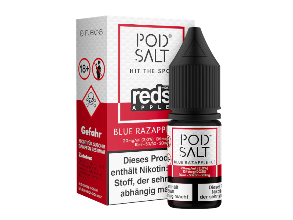 Pod Salt Fusion - Blue Razapple Ice - Nikotinsalz Liquid – Bild 2