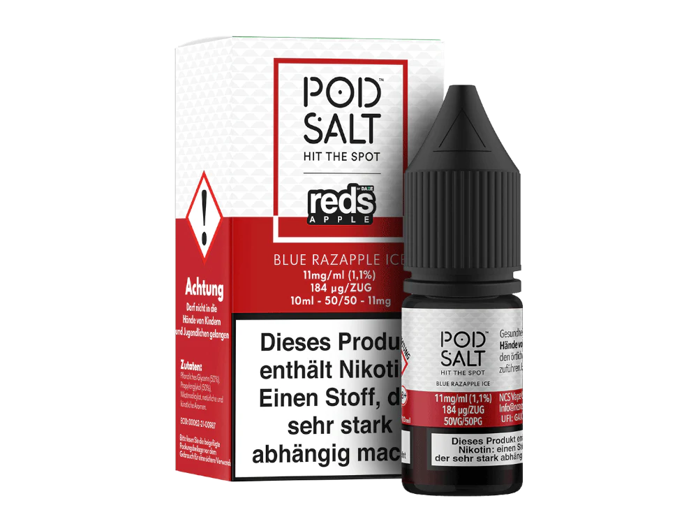 Pod Salt Fusion - Blue Razapple Ice - Nikotinsalz Liquid – Bild 3