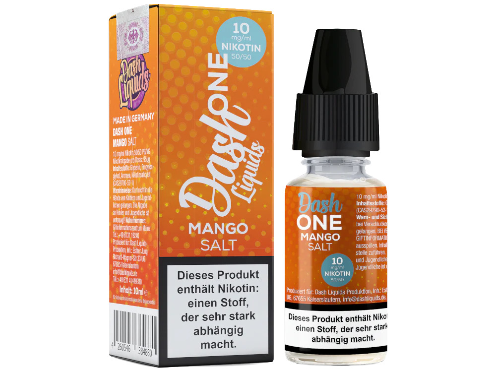 Dash Liquids - One - Mango - Nikotinsalz Liquid – Bild 4